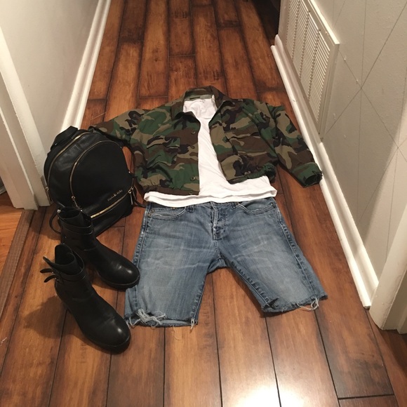 Jackets & Blazers - Camouflage Bomber Jacket